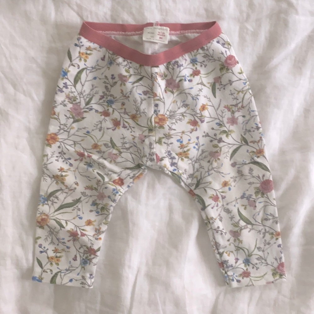 Zara Floral Leggings | 9-12 Month